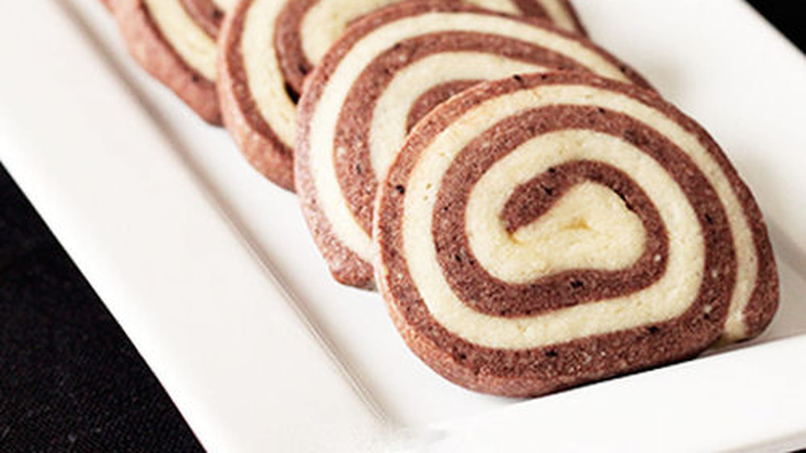 Spirales sablées au chocolat