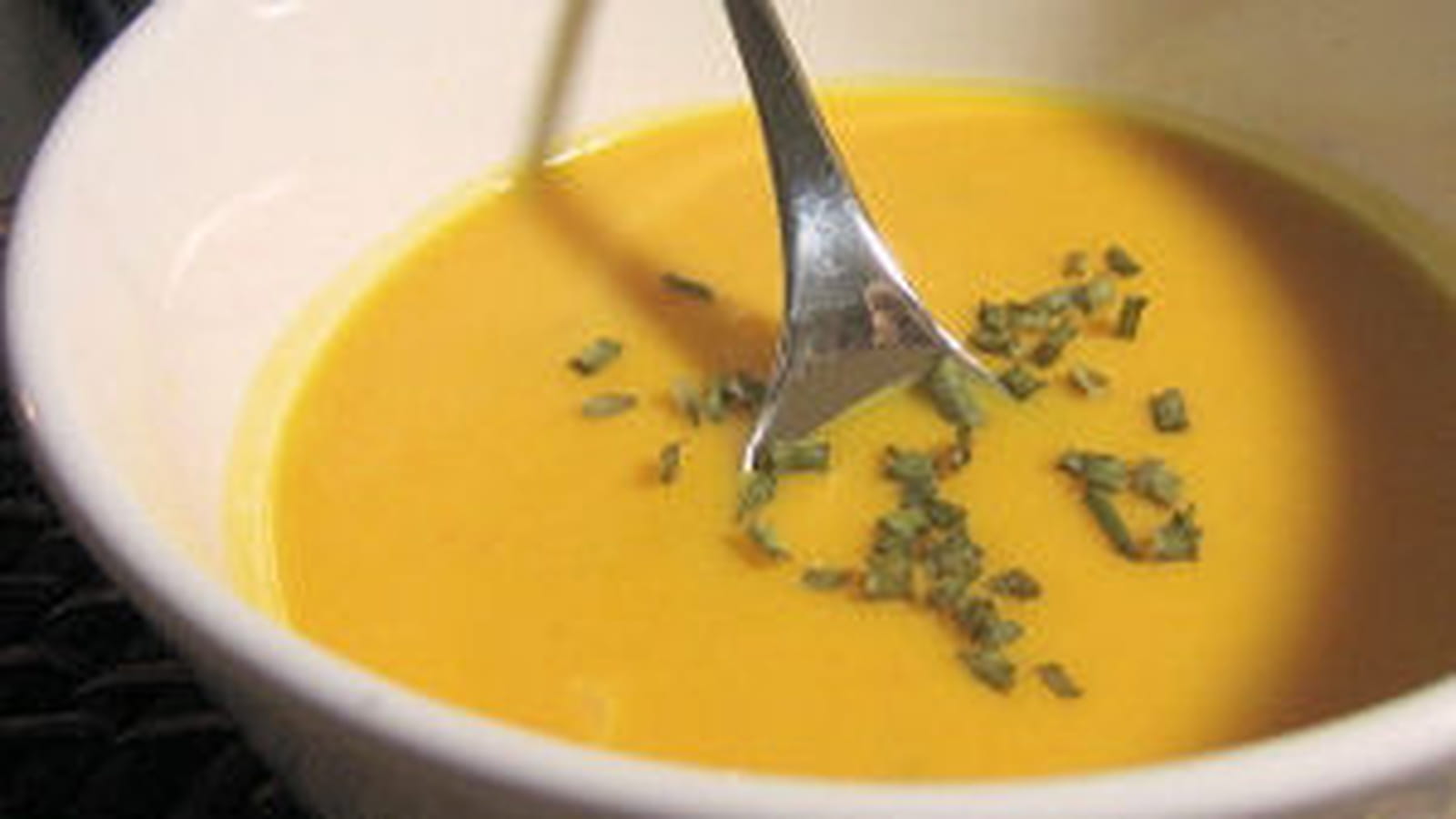Velouté de potiron au lait de coco