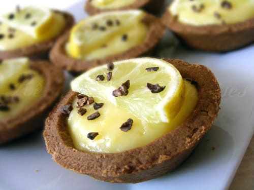 Mini tartelettes choco-citron