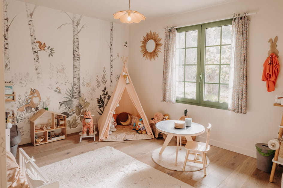 Apr&egrave;s&nbsp;: une chambre d'enfant au d&eacute;cor po&eacute;tique