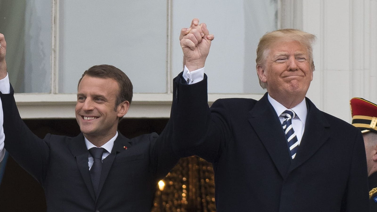Emmanuel Macron et Donald Trump 