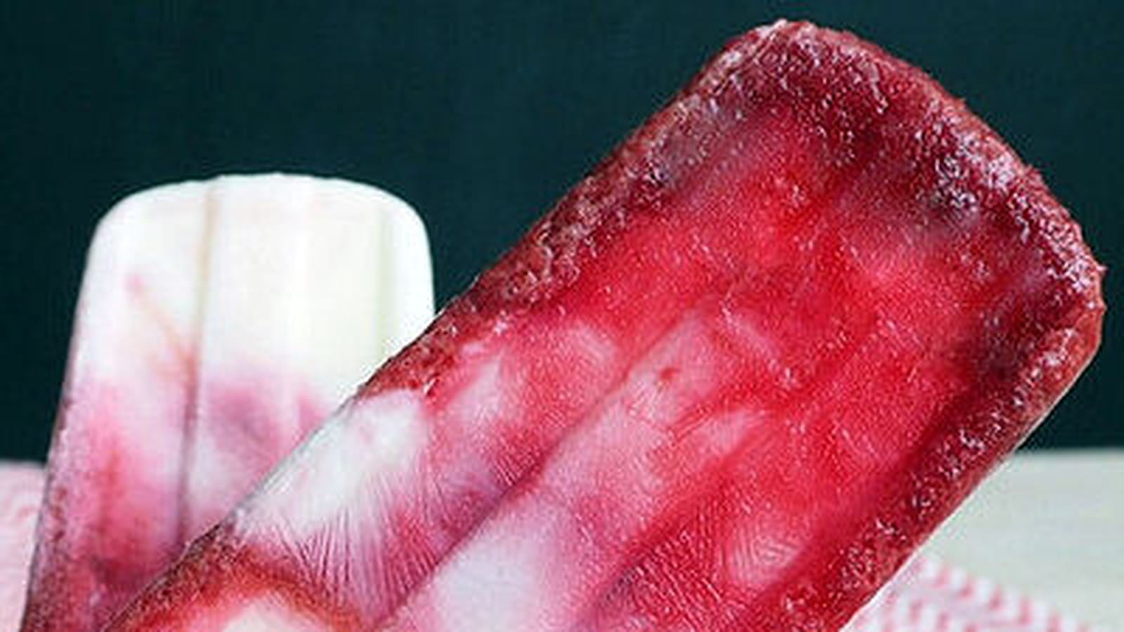Popsicles yaourt griottes
