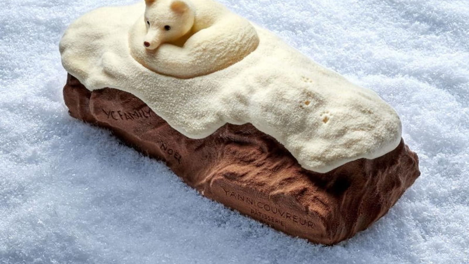 La bûche Isatis de Yann Couvreur 