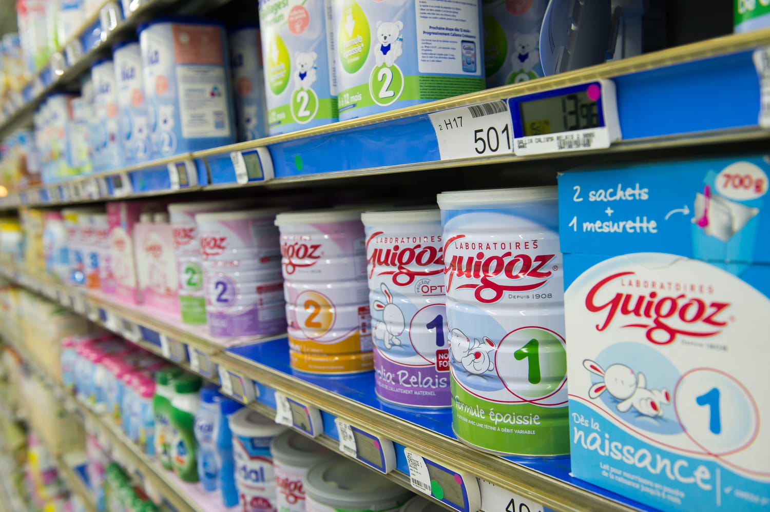 list of products concerned (Guigoz, Nidal…)