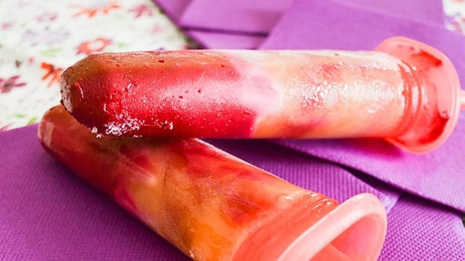 Popsicles framboises melon