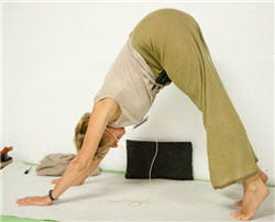 etirements, postures effectués tout en douceur.