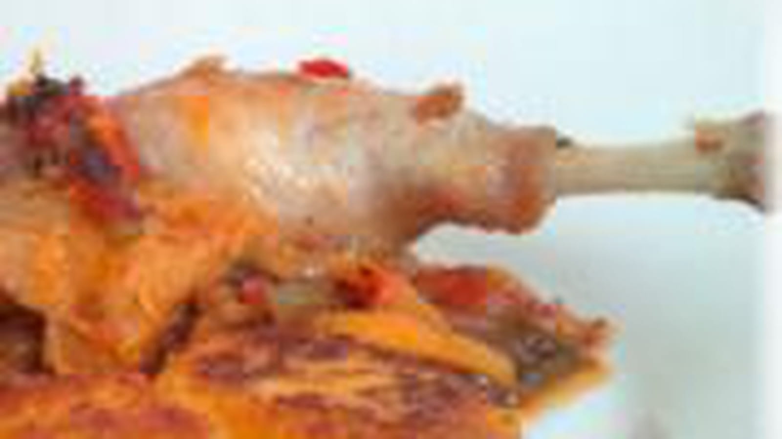 Canard, poivrons, polenta