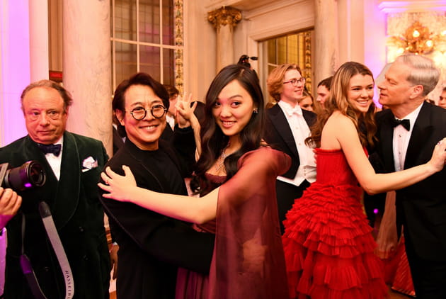 Jane Li et son père Jet Li, Kayla Rockefeller et son père Steven Rockefeller JR