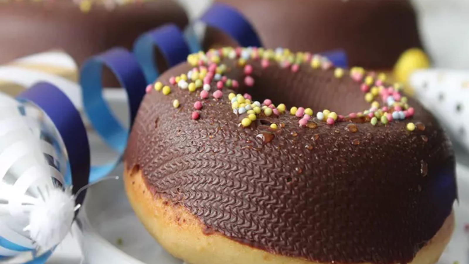 Hoops festifs au chocolat noir