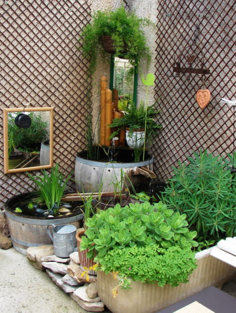 Bien-&ecirc;tre sur la terrasse