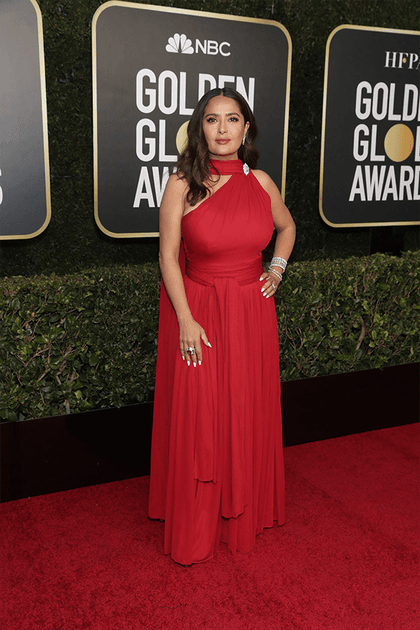 Salma Hayek en Alexander McQueen