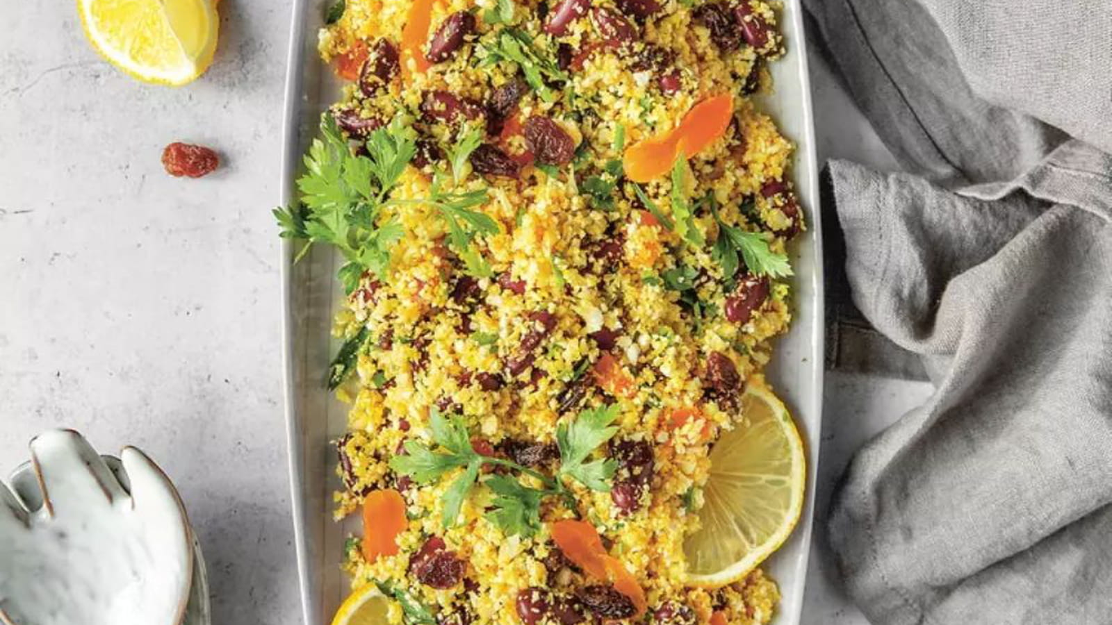 Couscous de chou-fleur aux épices