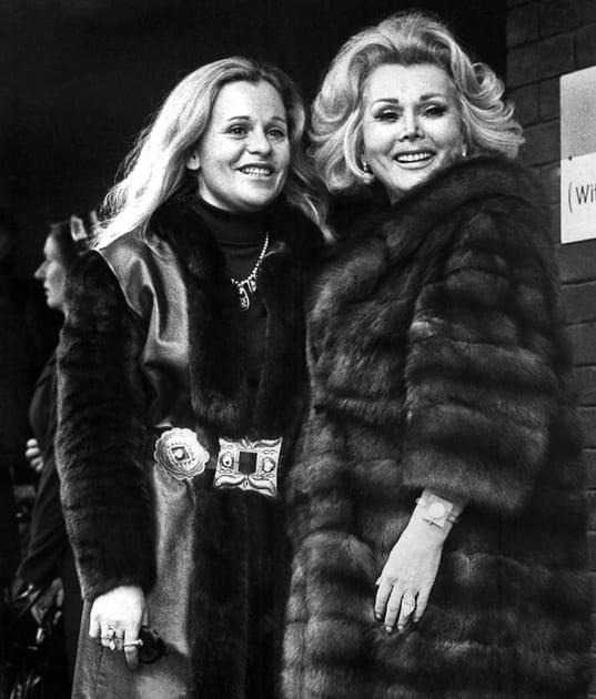 En 1973&nbsp;avec sa fille Francesca Hilton