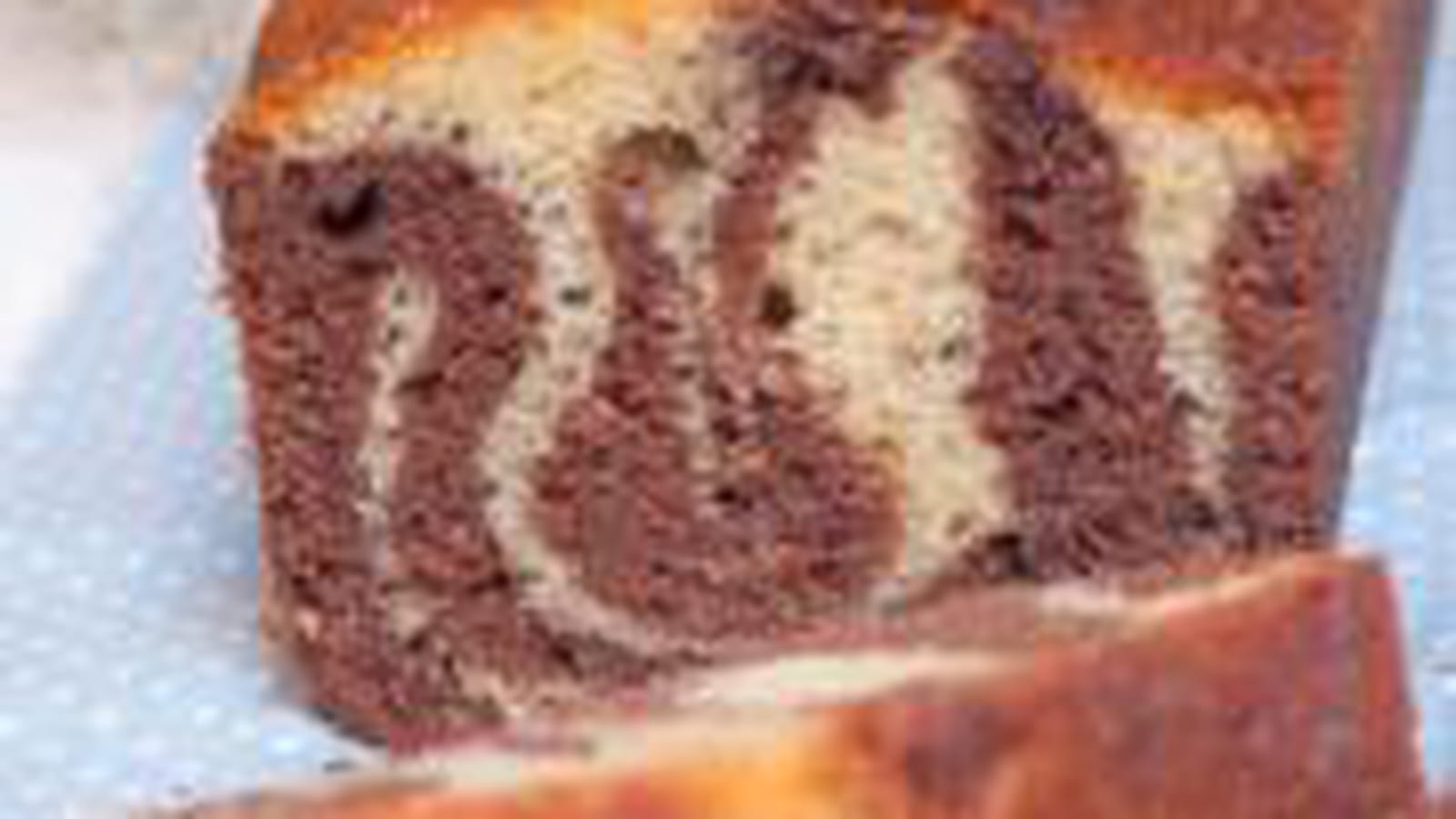 Cake marbré aux deux chocolats ultra moelleux
