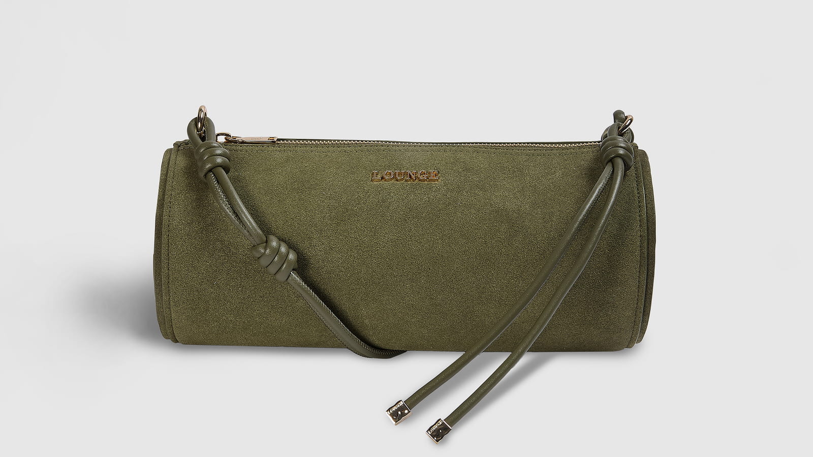 Olive Miffy Barrel Shoulder Bag