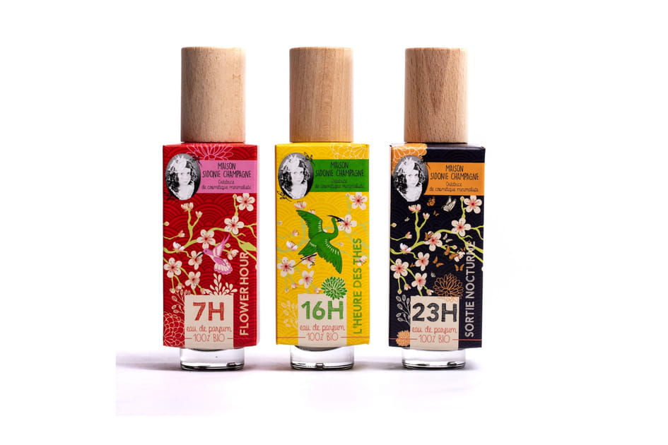 Eau de Parfum 100% BIO, Collection Maison Sidonie Champagne