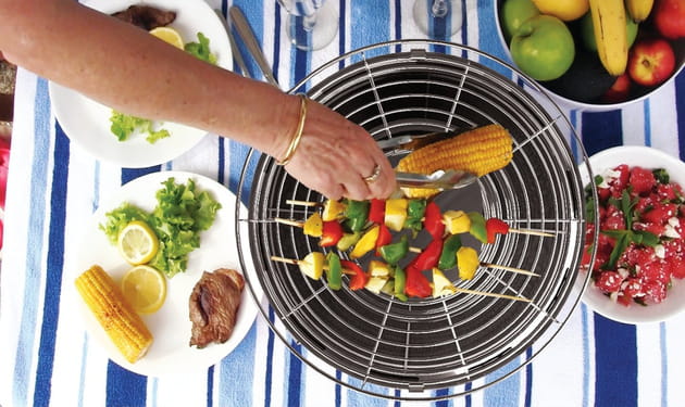 Barbecue nomade à charbon de bois par E.zichef