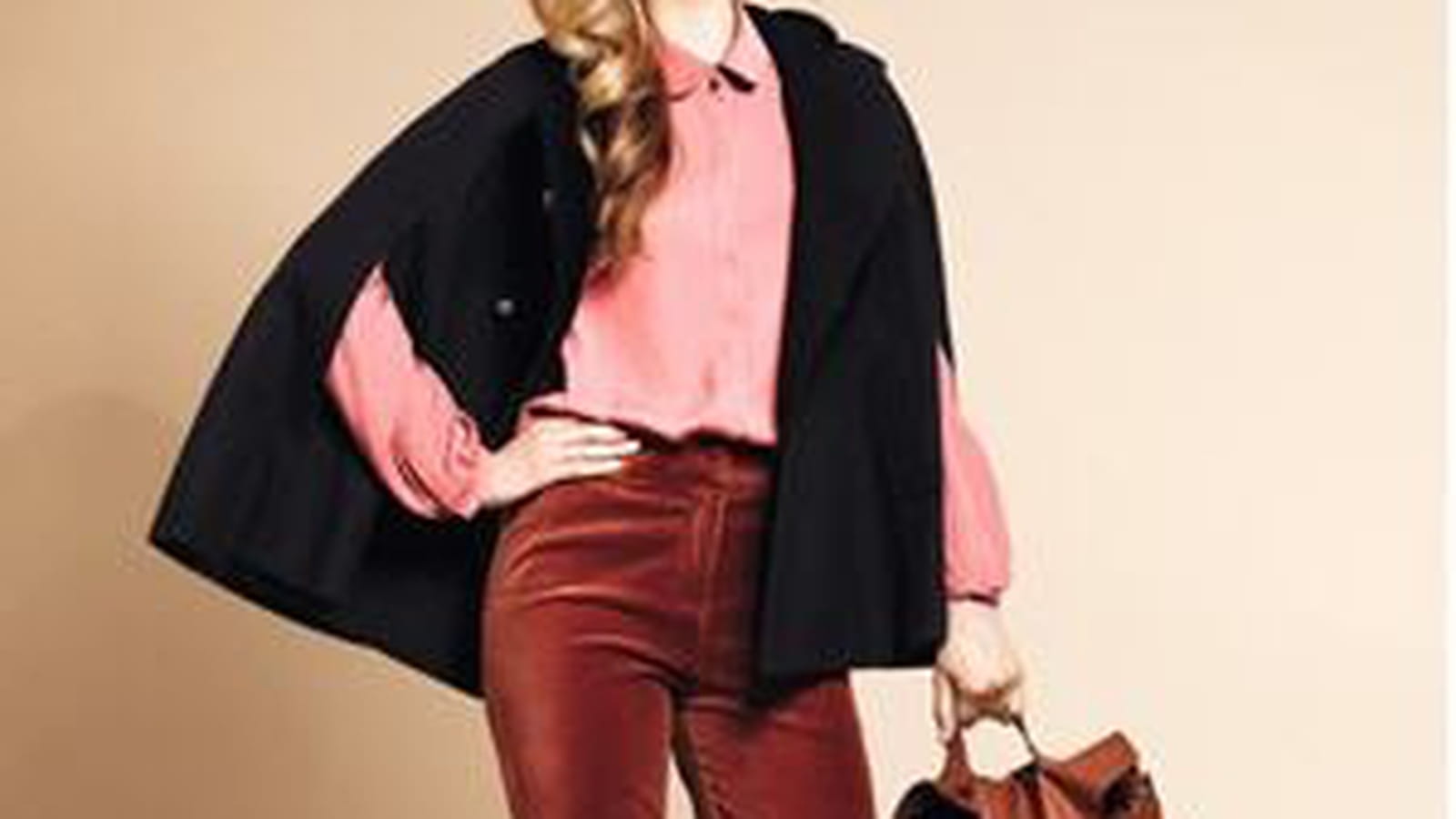 Pantalon en velours de Monoprix