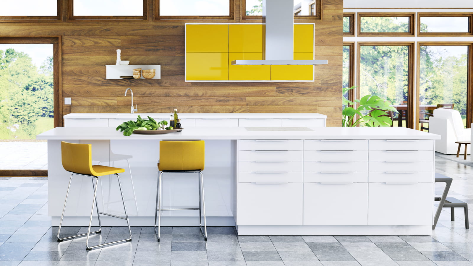 Ilot central Märsta d'IKEA