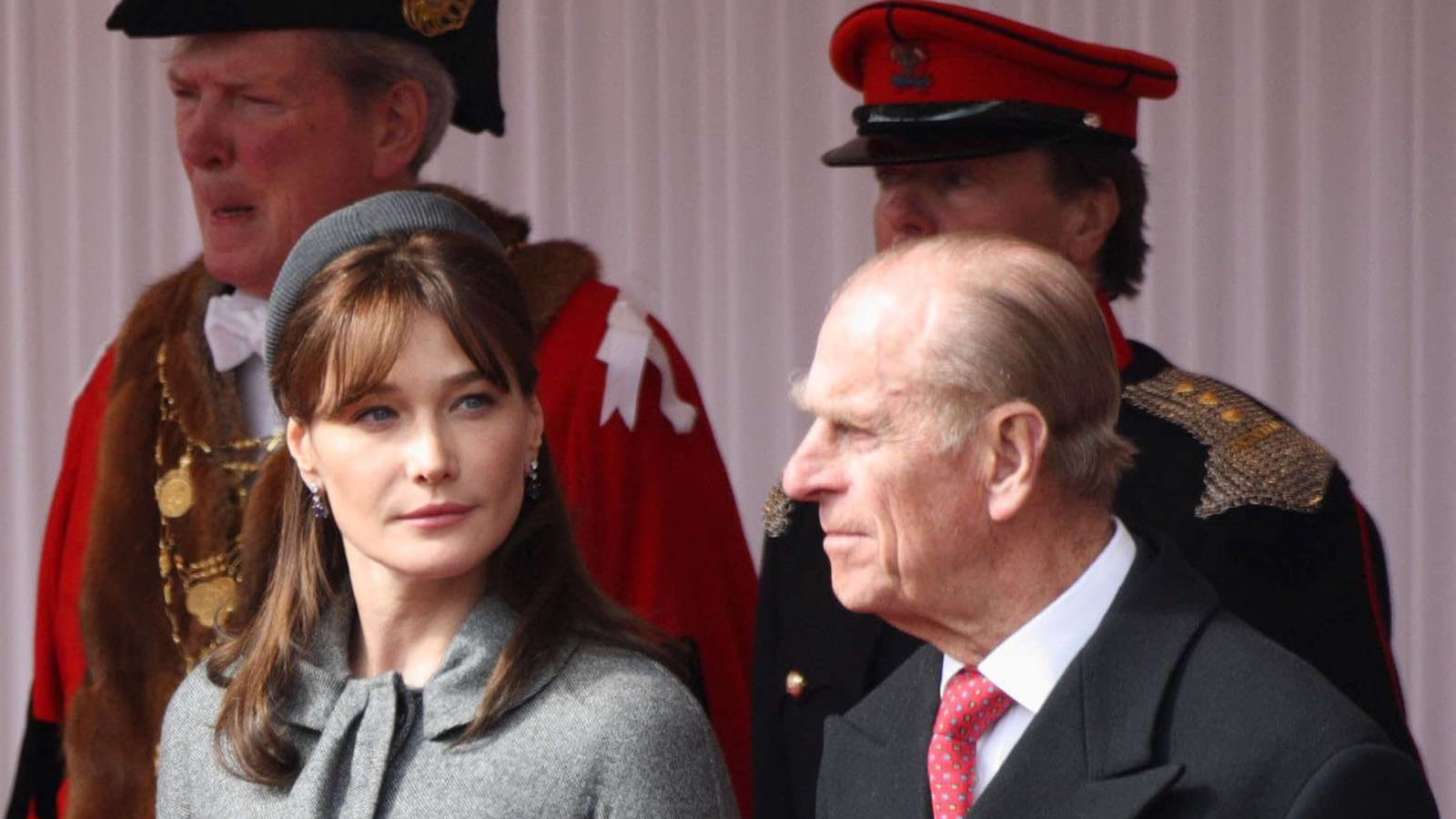 Carla Bruni-Sarkozy et le prince Philippe, 26 mars 2008