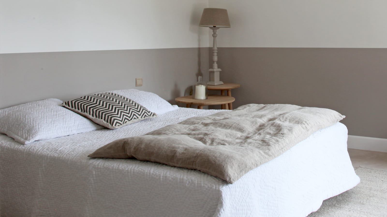 Chambre claire et spacieuse