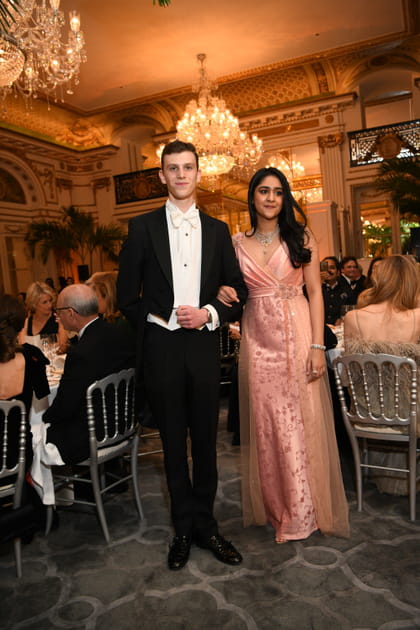 Princesse Gauravi Kumari de Jaipur et son cavalier Son Altesse Royale Prince Paul Louis de Nassau