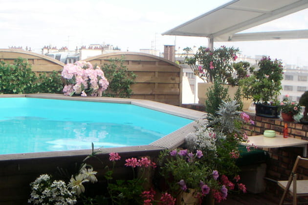 Une piscine sur les toits de Paris