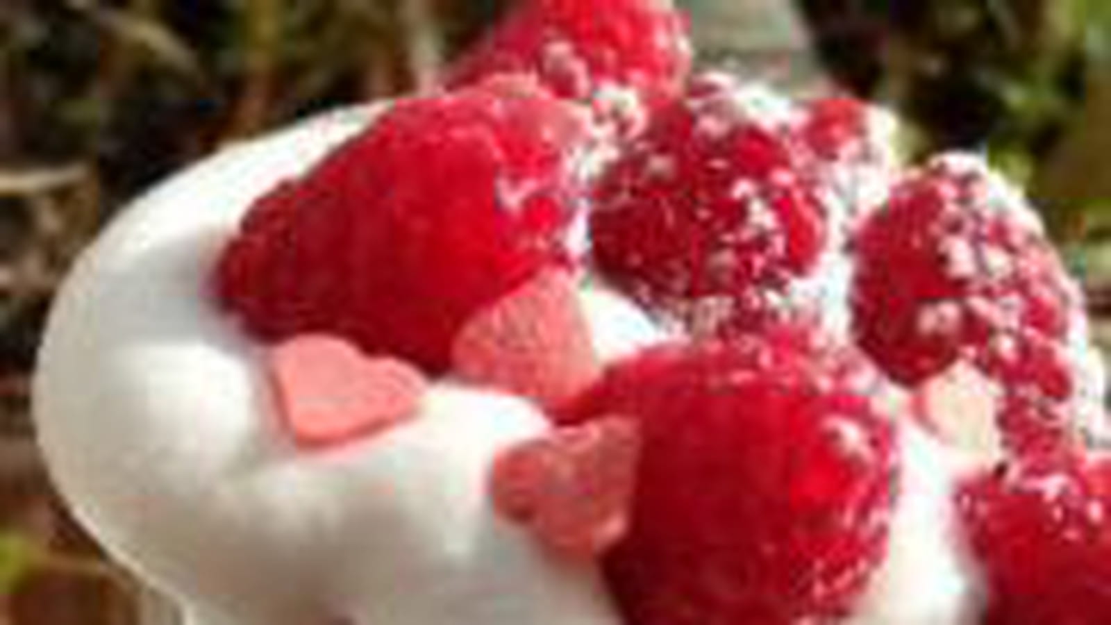Nuage aux framboises