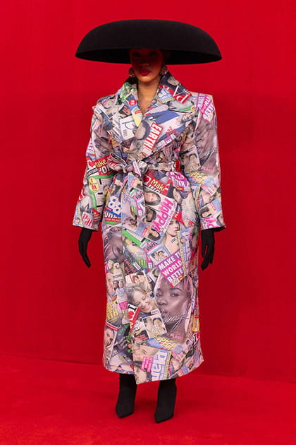 Cardi B au d&eacute;fil&eacute; Balenciaga