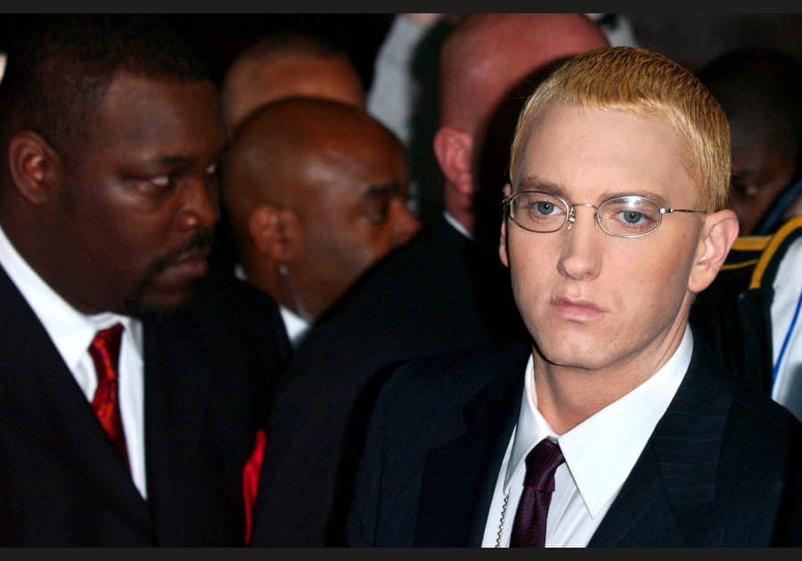 La coloration blonde d'Eminem