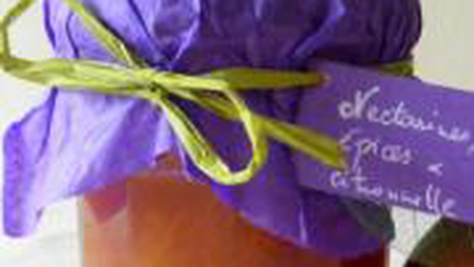 Confiture de nectarines