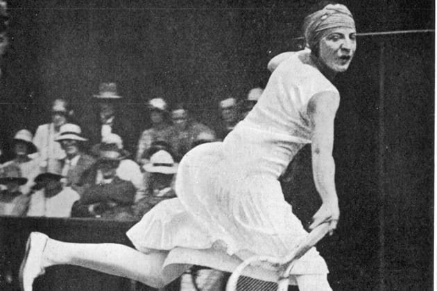 1922: Suzanne Lenglen strikes a blow for tennis democracy, then