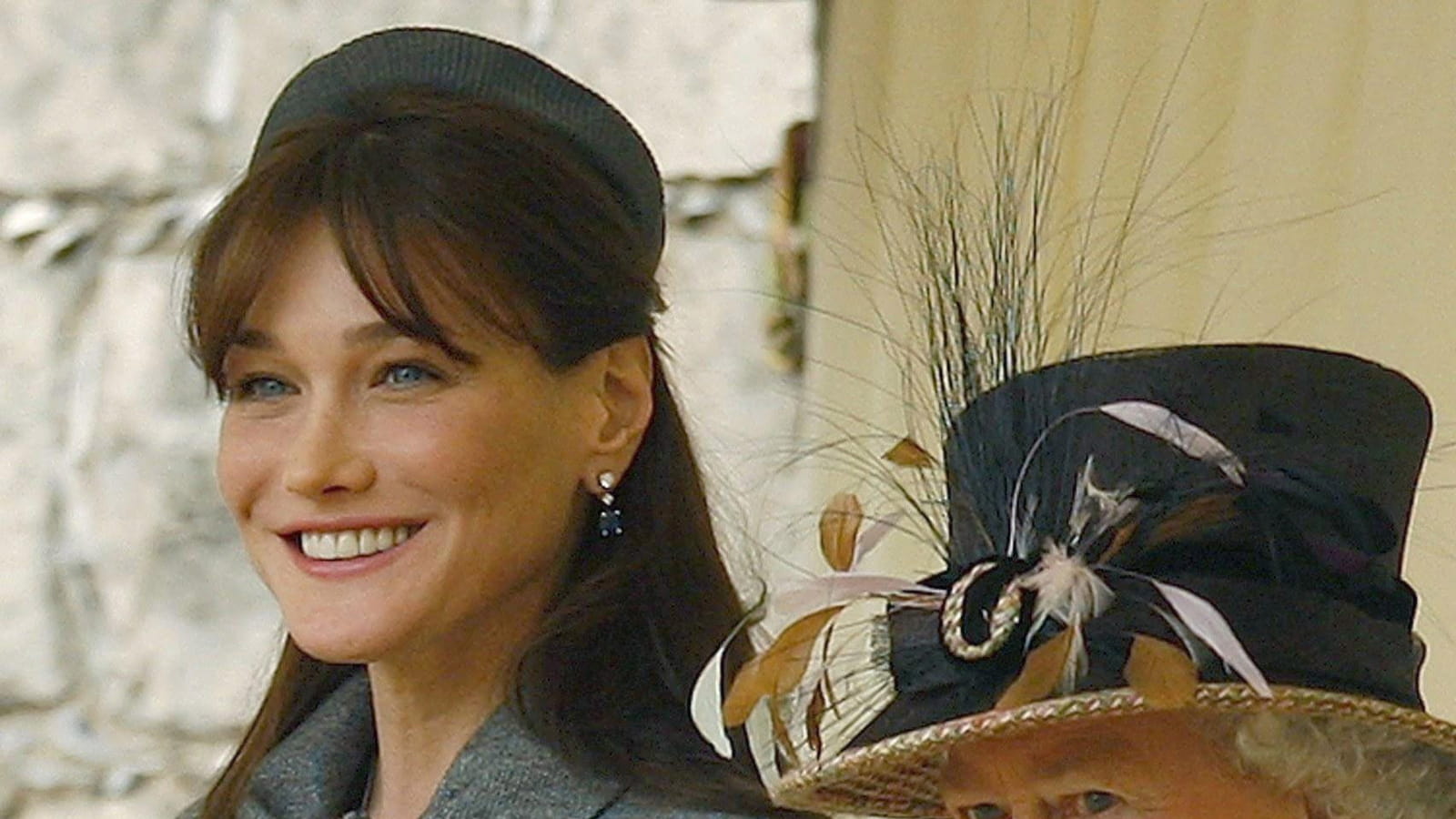 Avec Carla Bruni-Sarkozy, en 2008