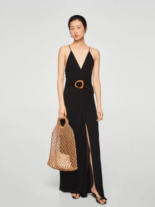 Robe cache-c??ur de Mango