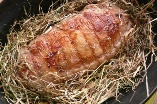 d'Épaule d'agneau au foin