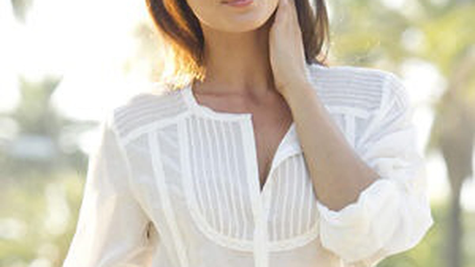 Blouse à plastron de Laura Clément