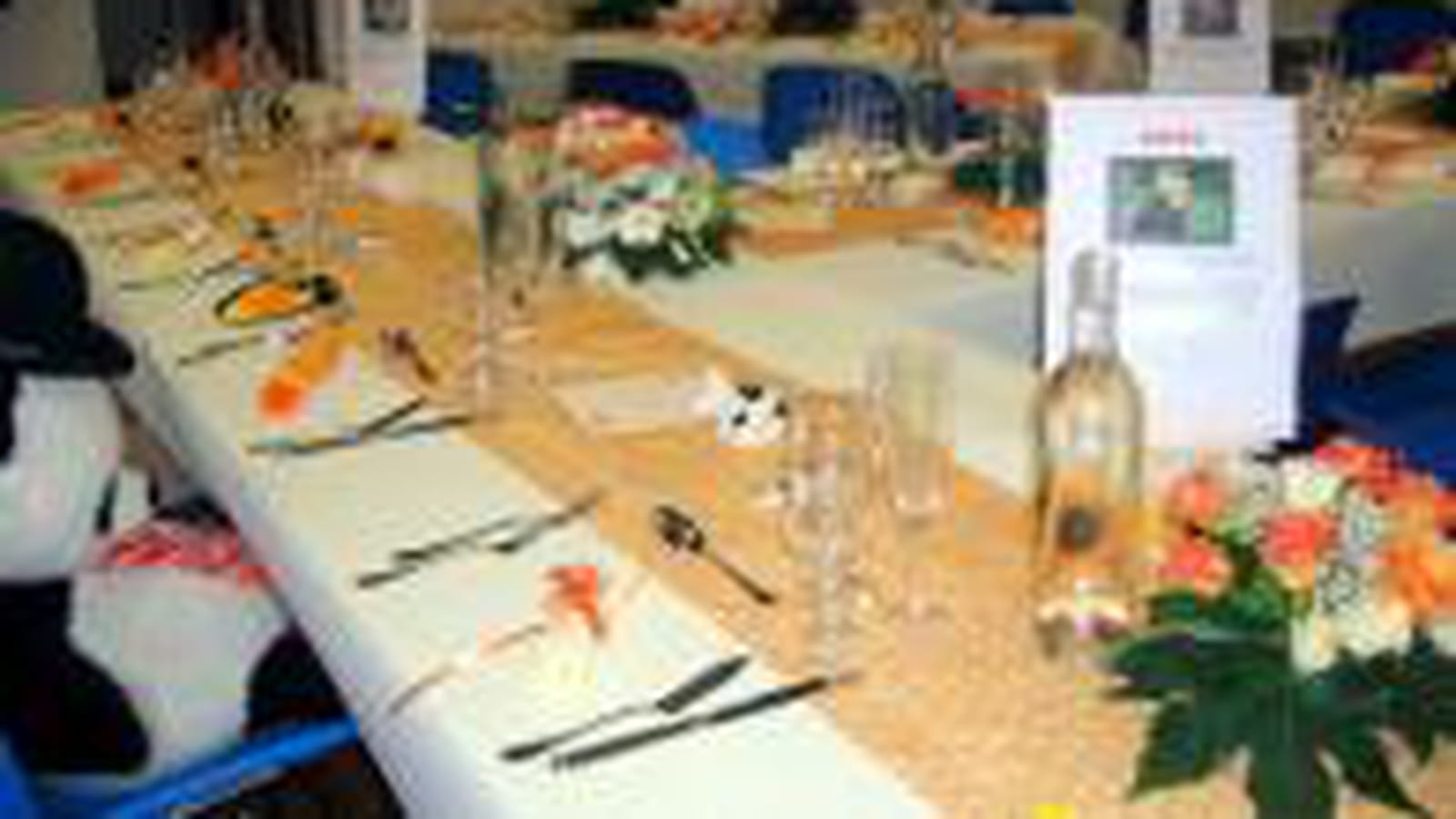 Déco de mariage orange