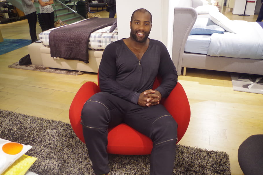 On a rencontré Teddy Riner, ambassadeur Habitat Bedding