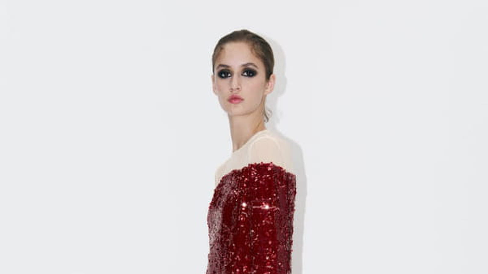 Robe à sequins Zara 