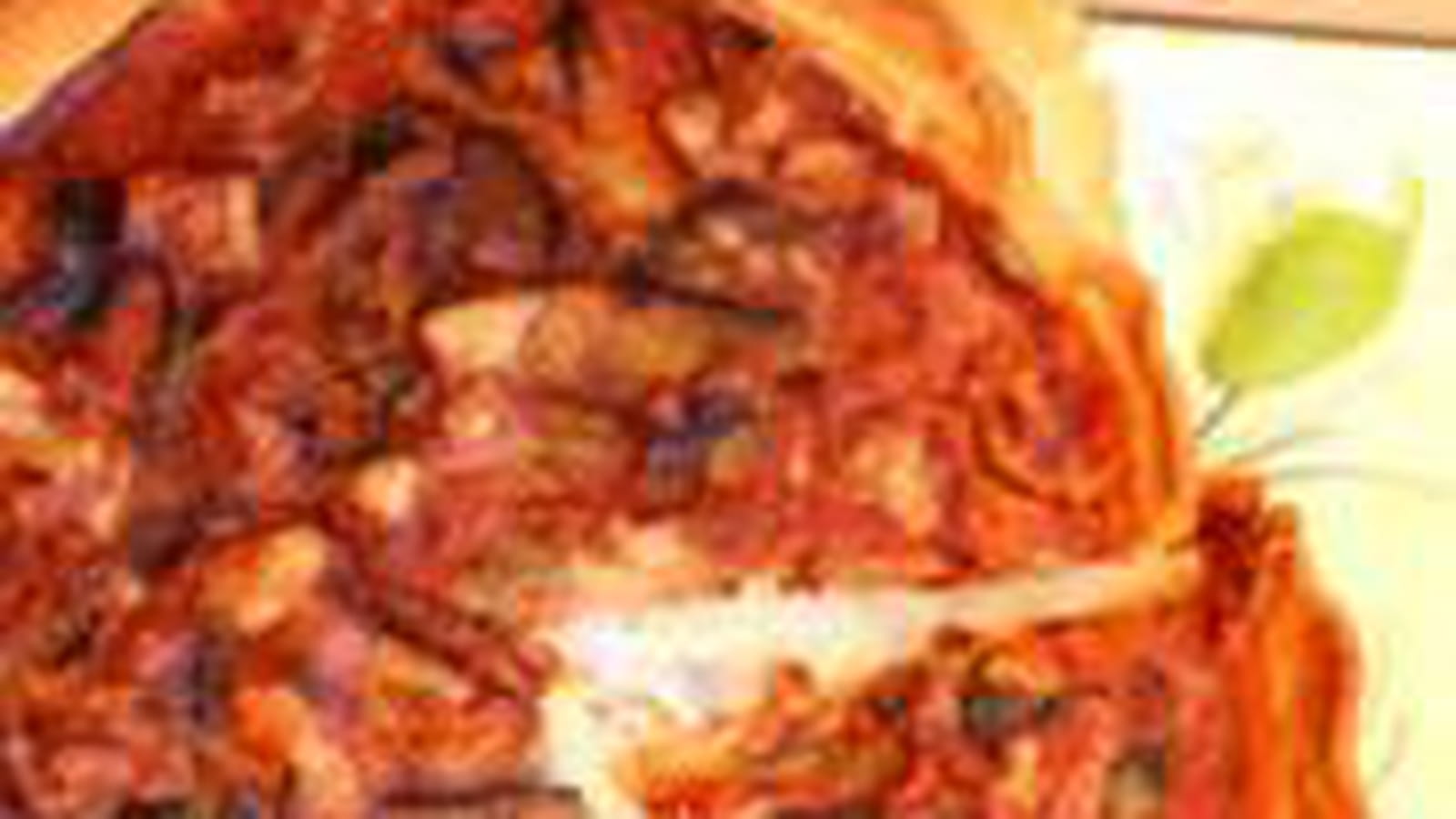 Tarte aux aubergines et parmesan