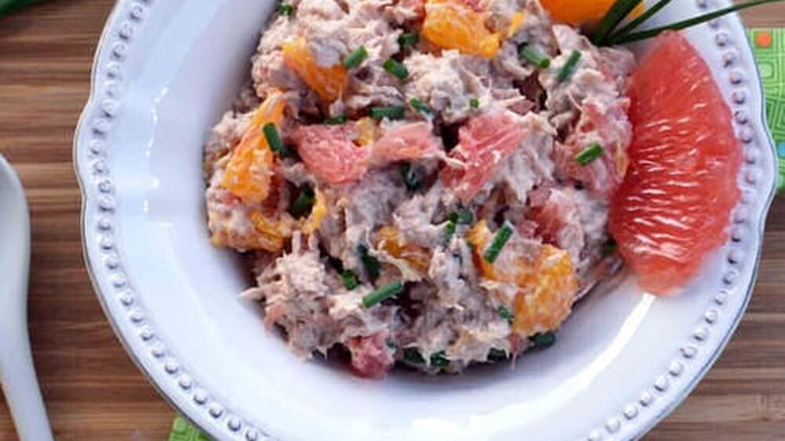 Rillettes de thon à l'orange et au pamplemousse rose