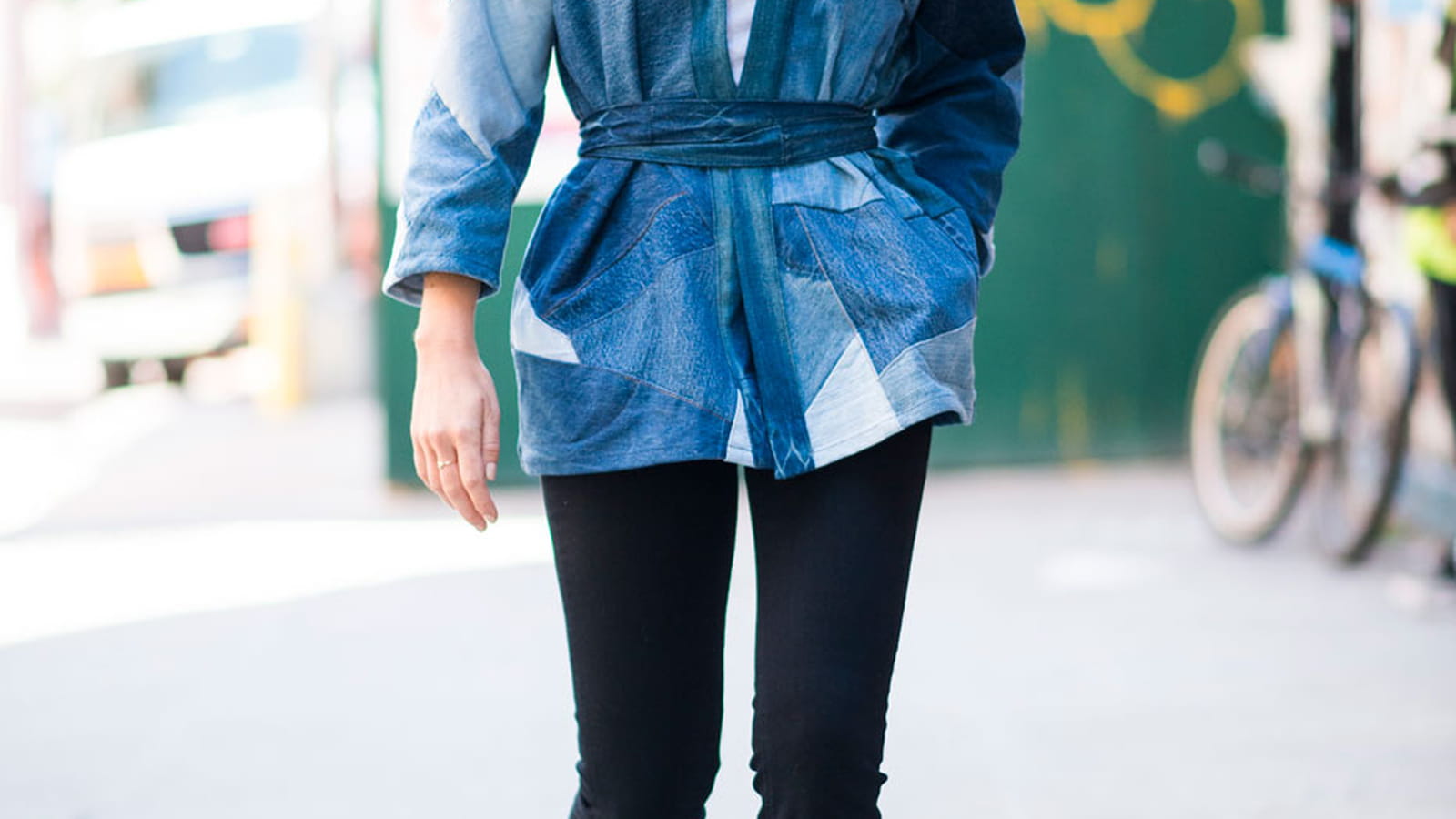 Le kimono denim