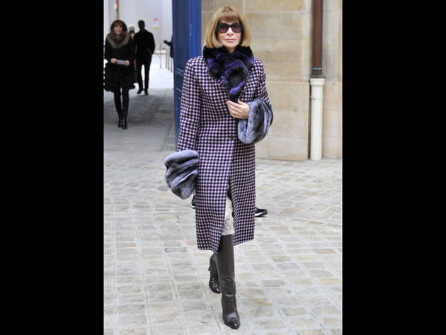 Fashion week : Anna Wintour au défilé Schiaparelli