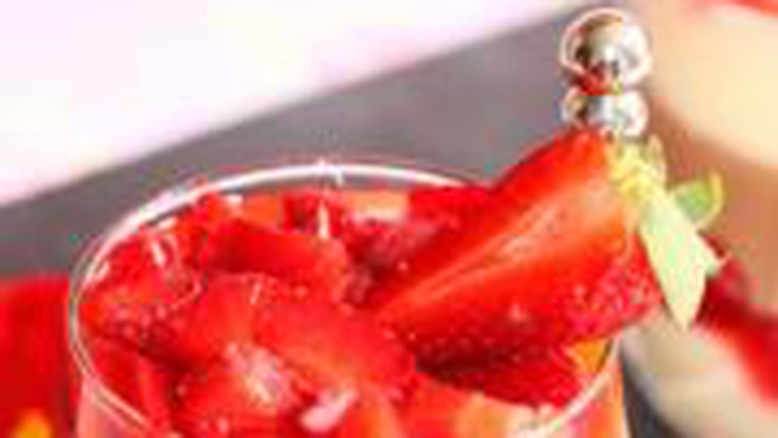 Verrine pâtissière fraise milka