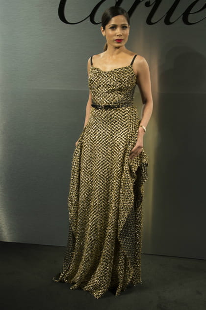 Freida Pinto &agrave; un &eacute;v&eacute;nement Cartier