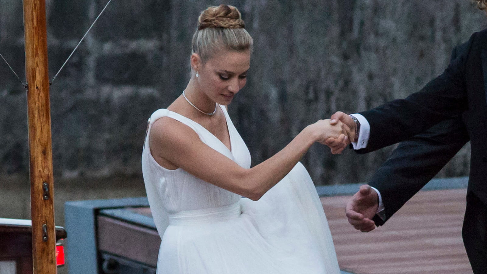La coiffure de mariée de Beatrice Borromeo