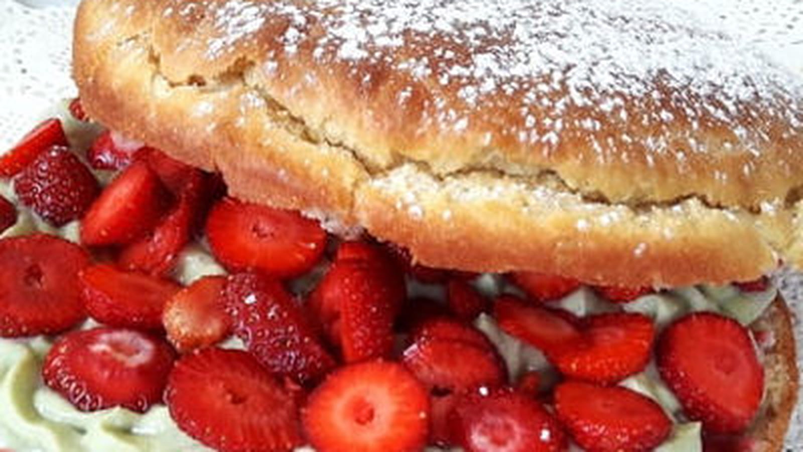 Tarte aux Fraises Pistache façon Tropézienne