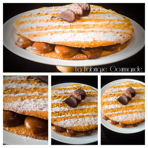 Succès aux noisettes praliné et chocolat