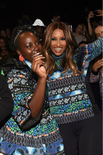 Lupita N'yongo et Iman, déchaînées chez H&M x Kenzo