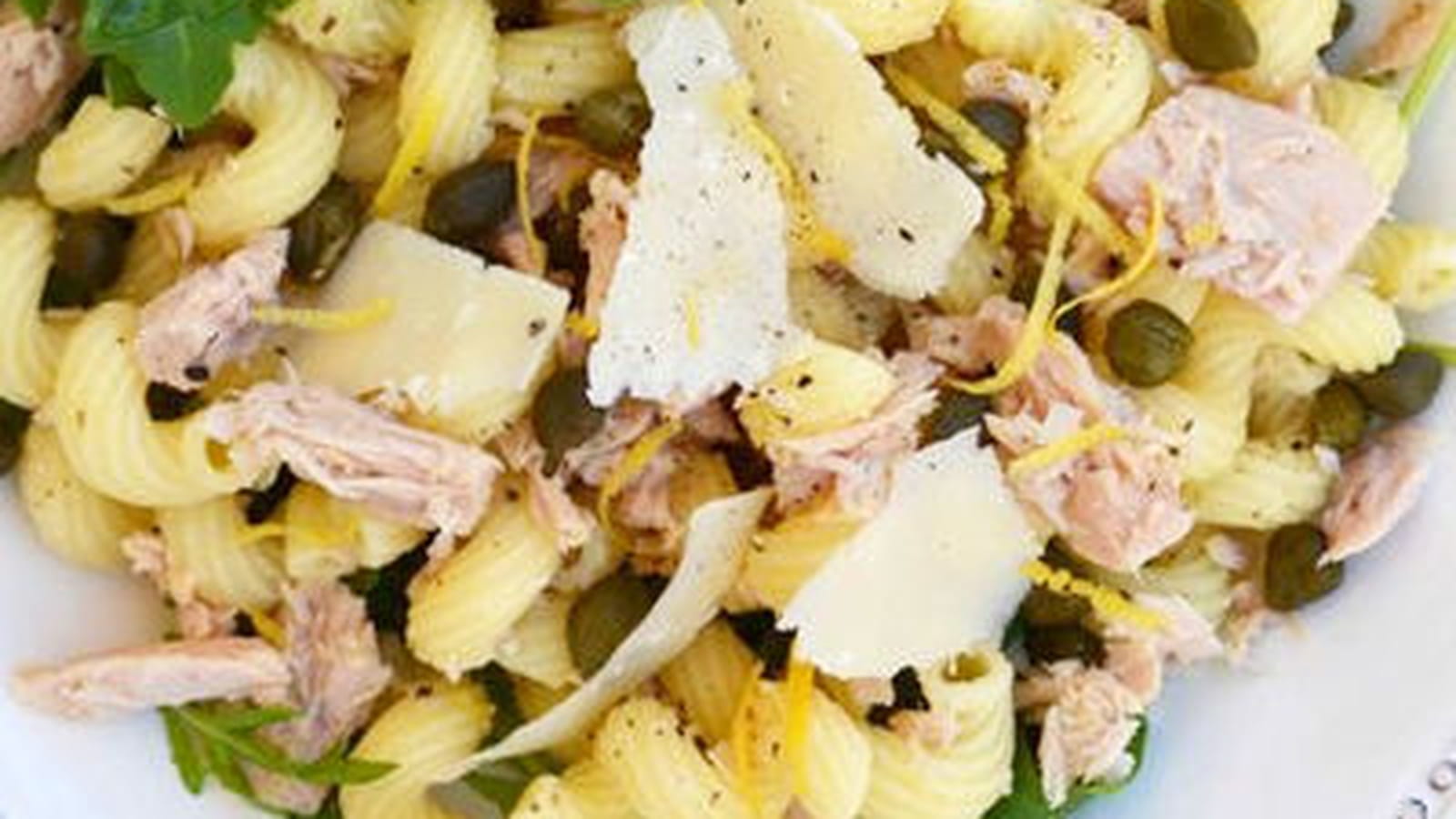 Salade de pâtes au thon et au citron  